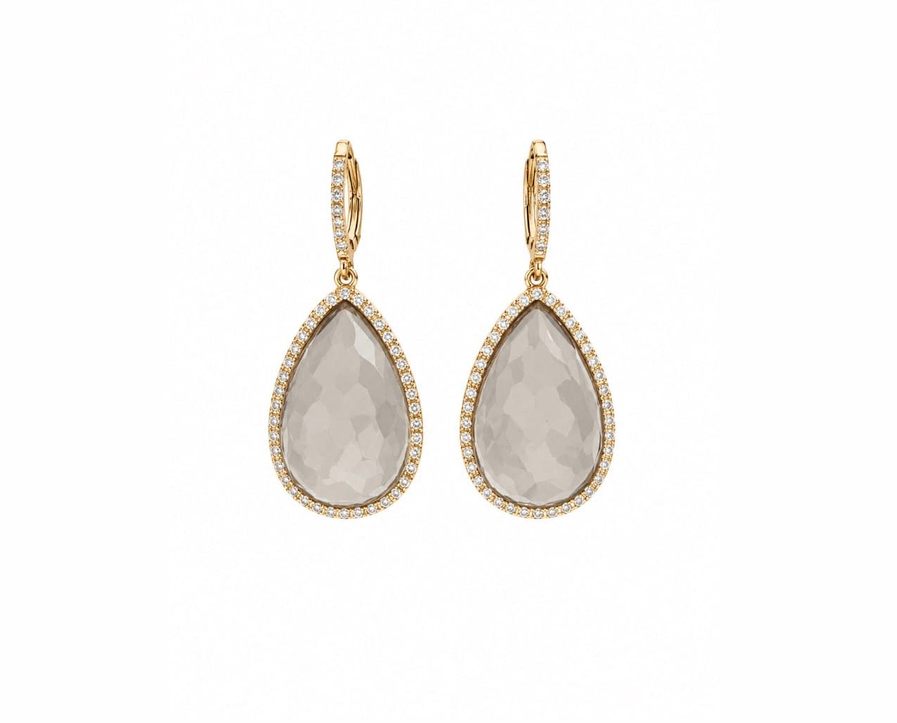 Quartz Fumé Earrings
