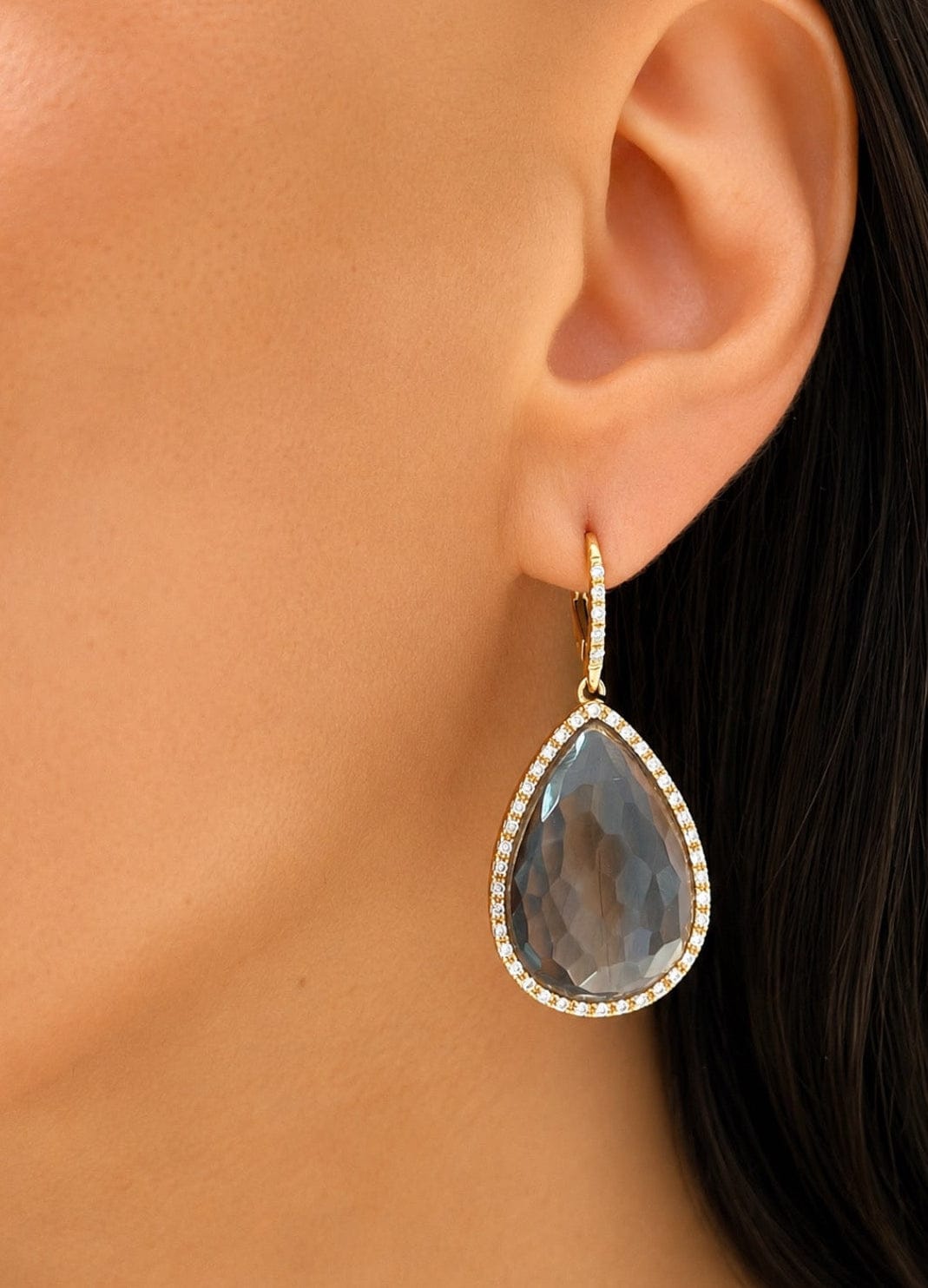 Quartz Fumé Earrings