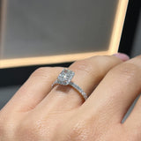 Radiant Halo Solitaire LG