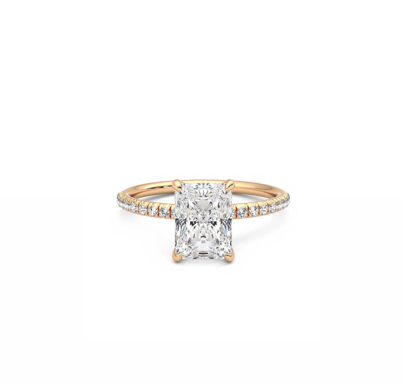 Radiant Shine Solitaire Ring
