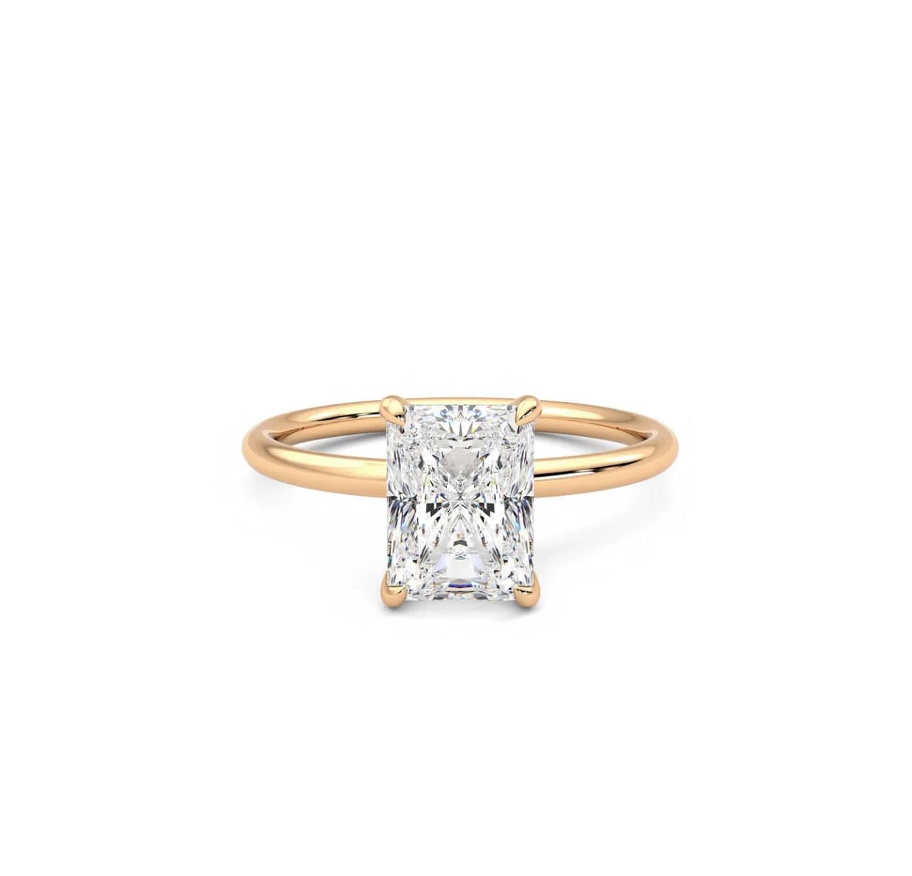Radiant Solitaire Ring