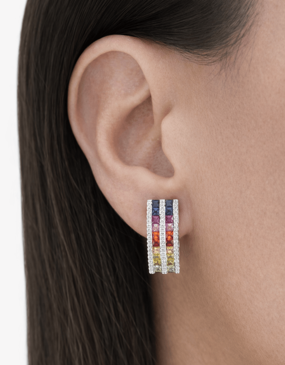 Rainbow Earrings LG