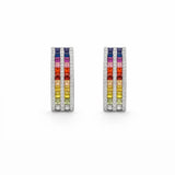 Rainbow Earrings LG