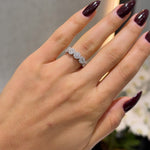 Round Cluster Eternity Ring