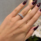 Round Cluster Eternity Ring