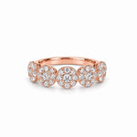 Round Cluster Eternity Ring