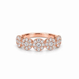 Round Cluster Eternity Ring
