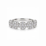 Round Cluster Eternity Ring