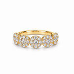 Round Cluster Eternity Ring