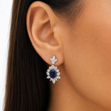 Royal Blue Earrings LG