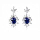 Royal Blue Earrings LG