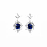 Royal Blue Earrings LG