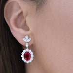 Ruby Drops Earrings LG