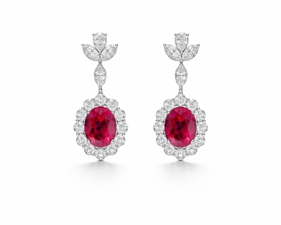 Ruby Drops Earrings LG