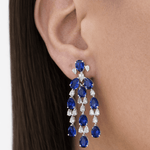 Sapphire Chandelier Earrings LG