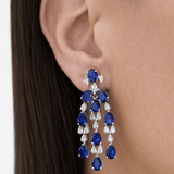 Sapphire Chandelier Earrings LG