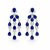 Sapphire Chandelier Earrings LG