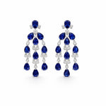 Sapphire Chandelier Earrings LG