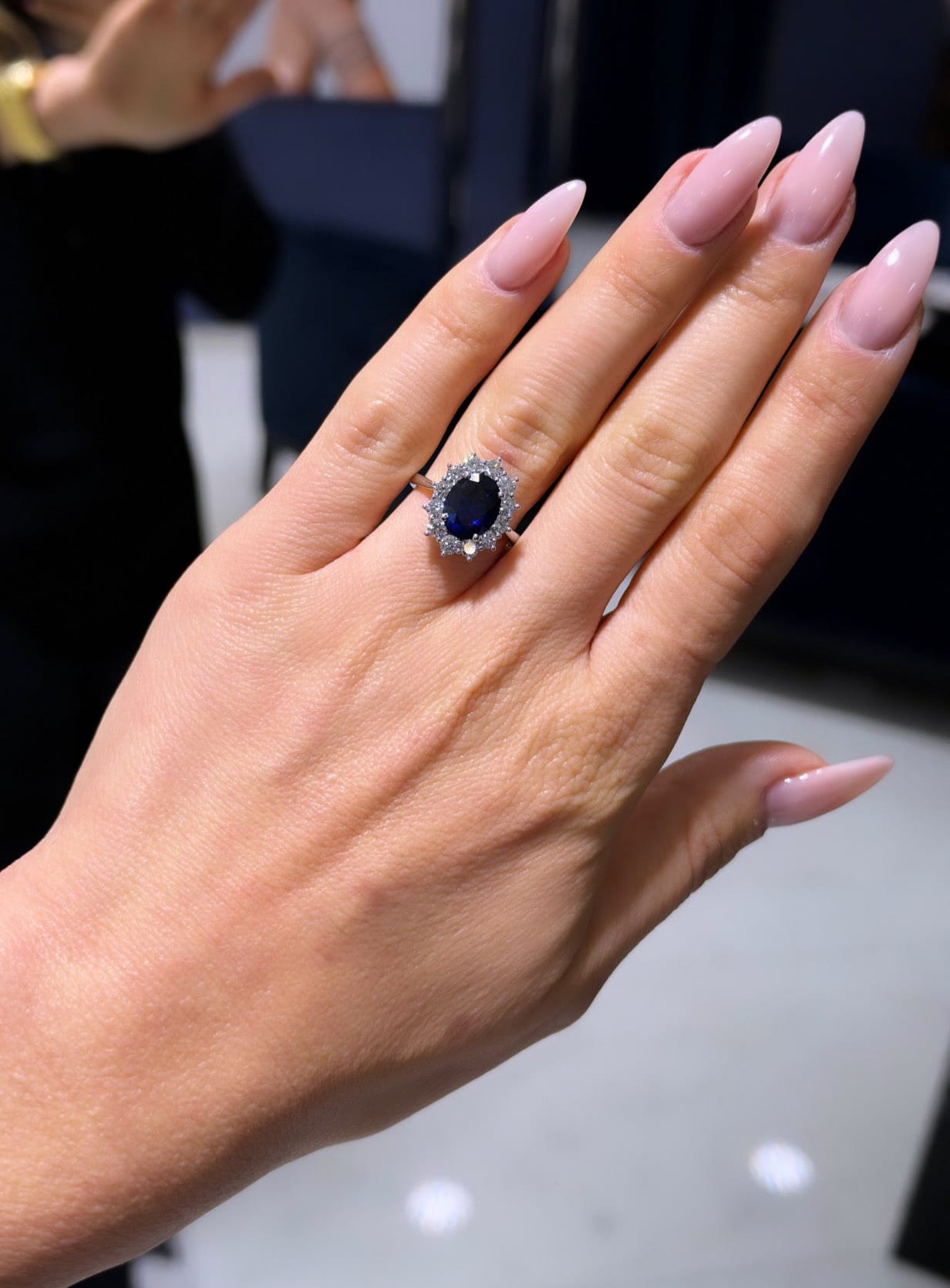 Sapphire Diana Ring LG