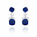 Sapphire Drop Earrings LG