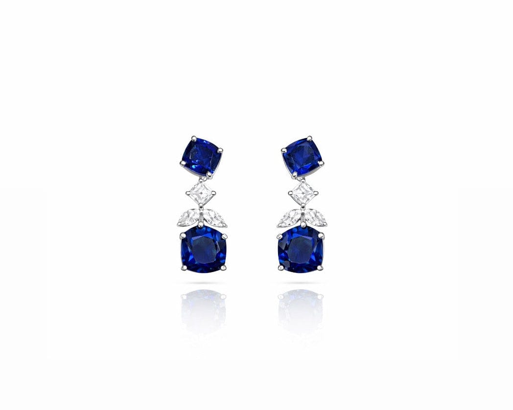 Sapphire Drop Earrings LG