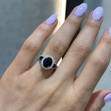 Sapphire Trilogy Ring
