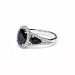 Sapphire Trilogy Ring