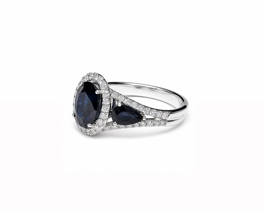 Sapphire Trilogy Ring