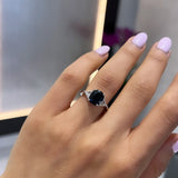 Sapphire Trilogy Ring
