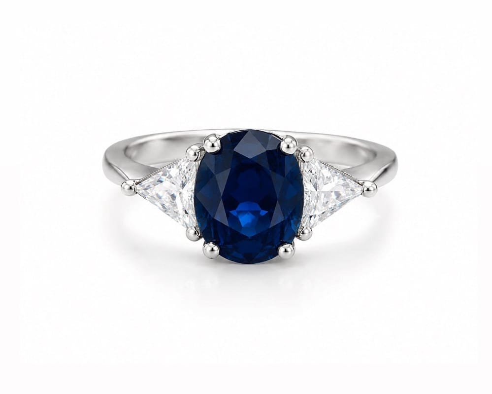 Sapphire Trilogy Ring