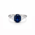 Sapphire Trilogy Ring
