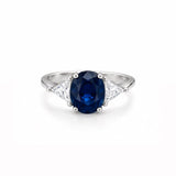 Sapphire Trilogy Ring