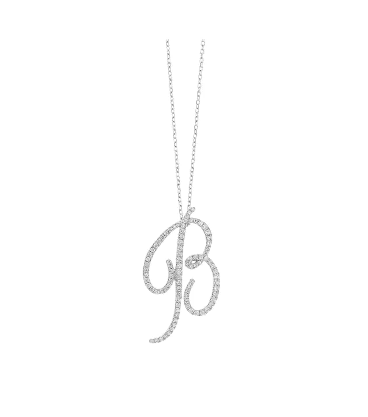 Script Initial Necklace