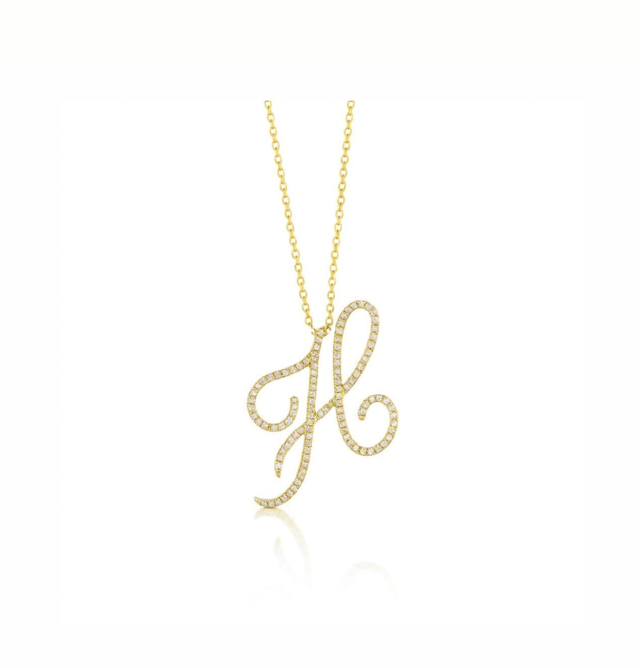 Script Initial Necklace