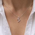 Script Initial Necklace