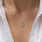 Script Initial Necklace