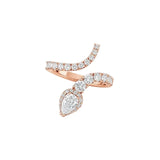 Serpent Pear Ring LG