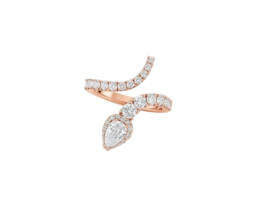 Serpent Pear Ring LG
