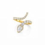 Serpent Pear Ring LG