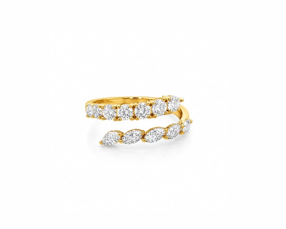 Serpent Wrap Ring LG