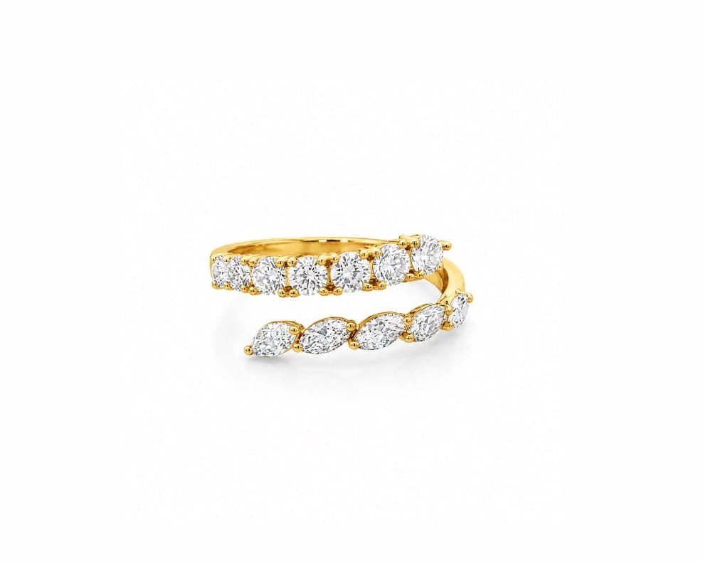 Serpent Wrap Ring LG