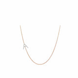 Side Initial Necklace