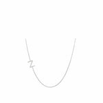 Side Initial Necklace