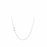 Side Initial Necklace