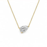 Sidewise Pear Necklace LG