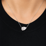 Sidewise Pear Necklace LG