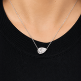 Sidewise Pear Necklace LG