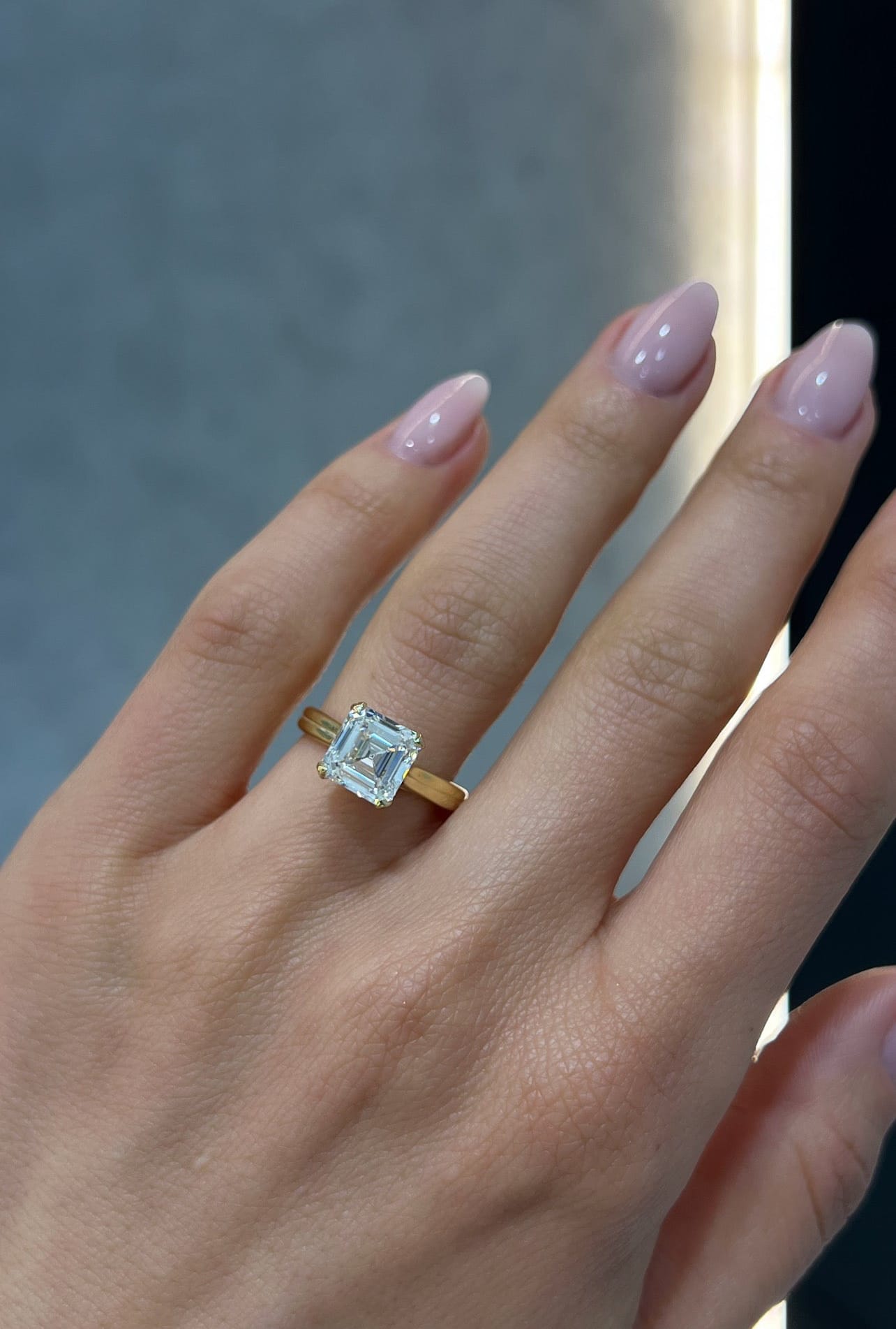 Signature Asscher Ring LG