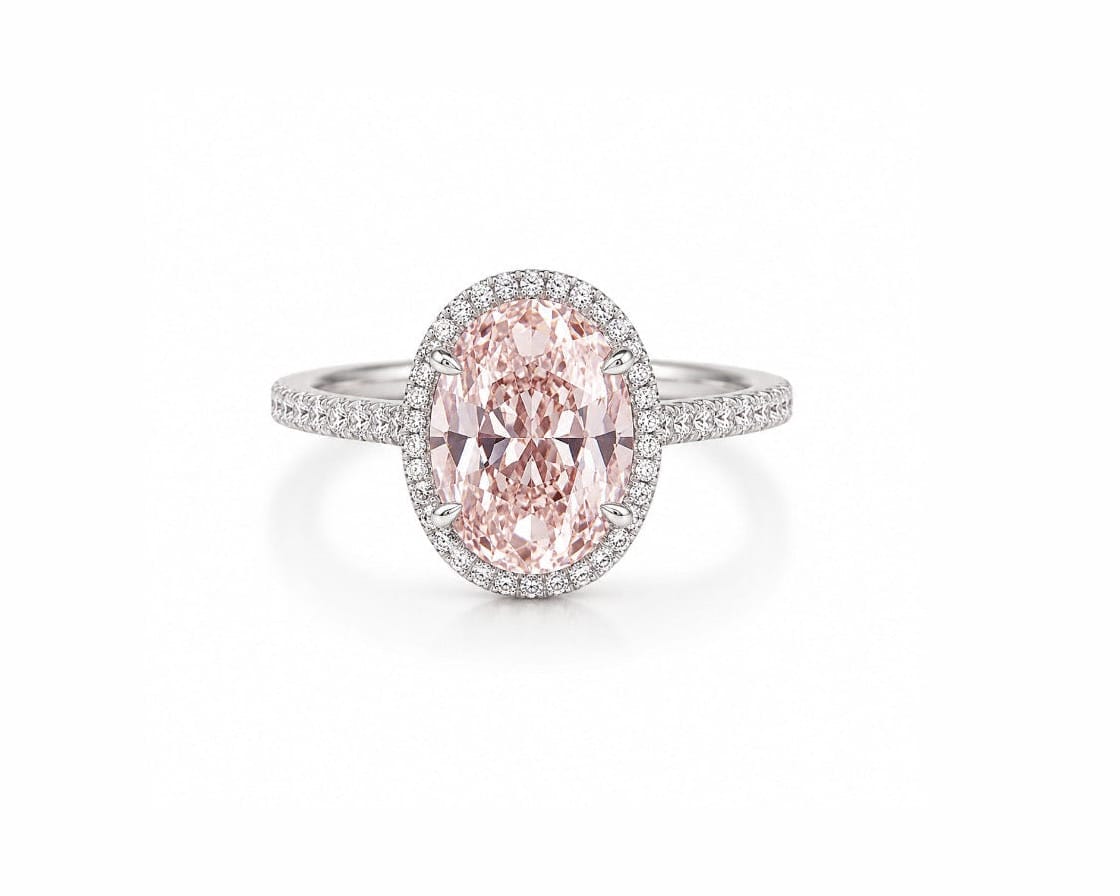 Signature Oval Pink Halo
