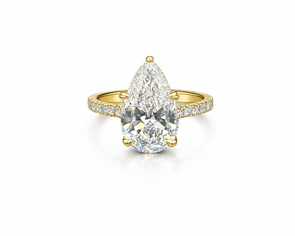 Signature Pear Solitaire LG